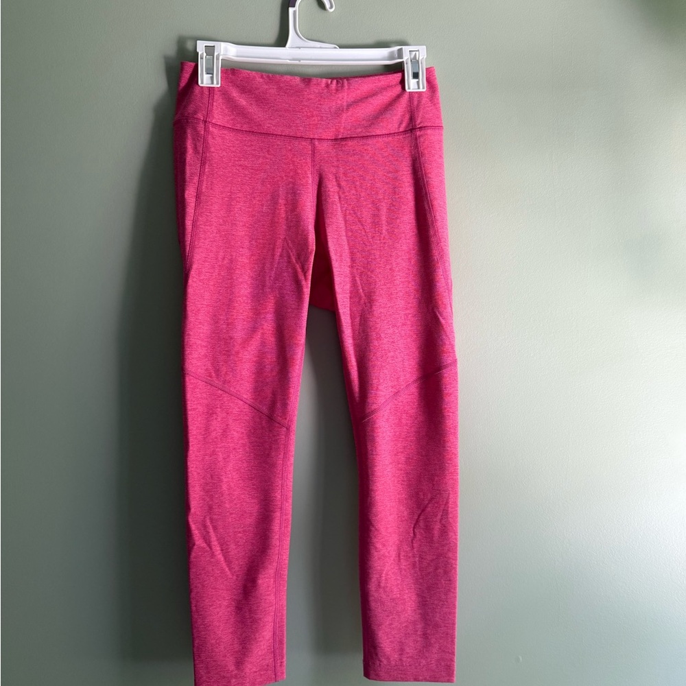 Outdoor Voices Pink Cropped Leggings